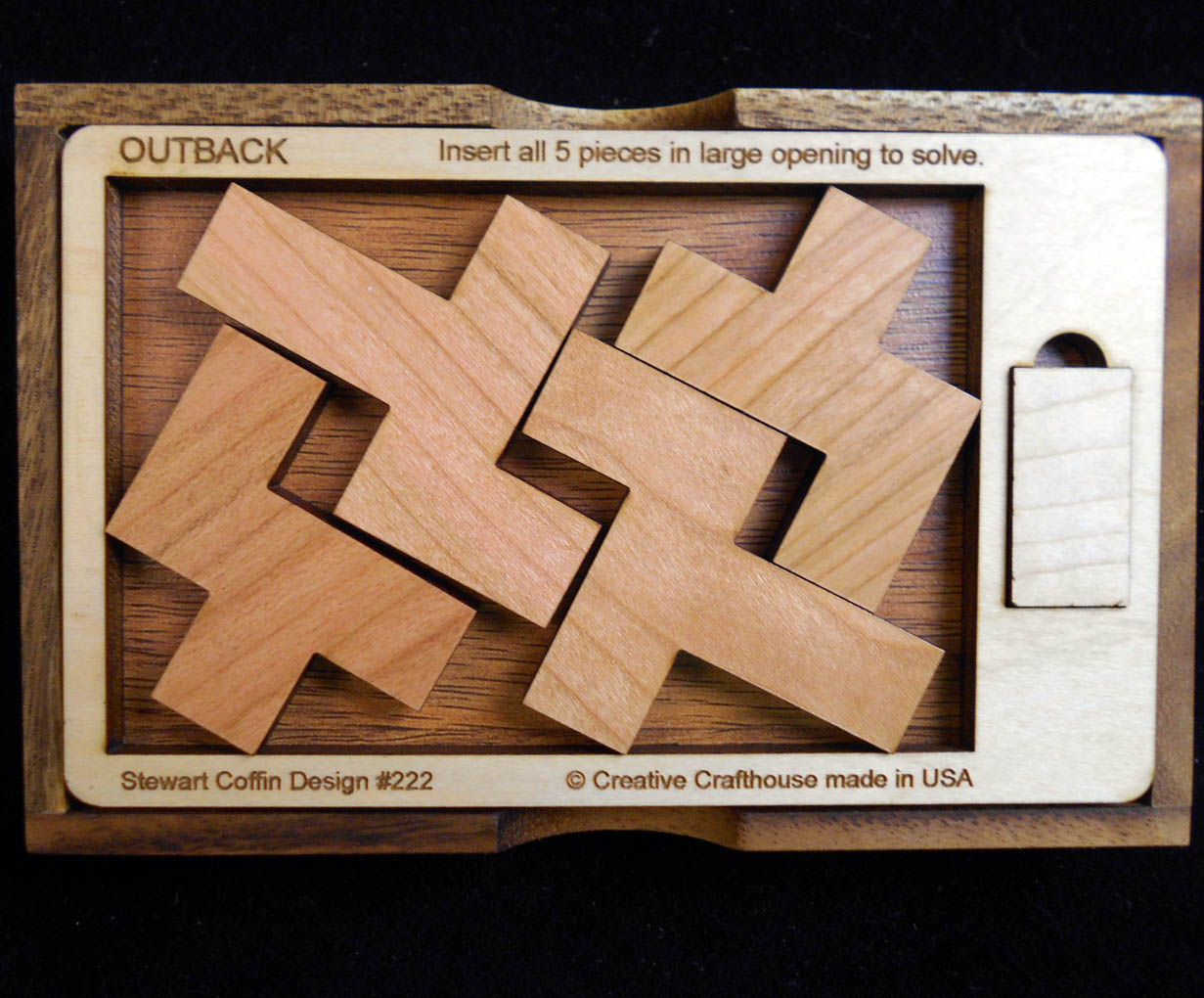 OUTBACK puzzle- Stewart Coffin design #222