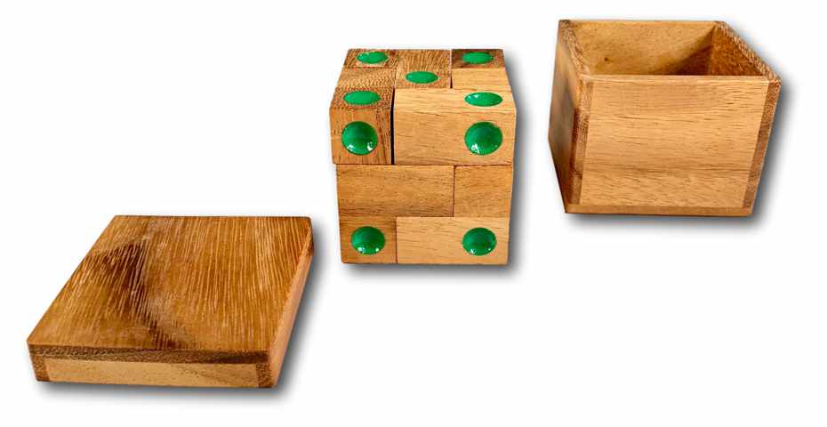 Wooden best sale dice puzzle