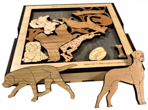 Dog - Wooden Jigsaw Puzzle for Advanced Players - Creative Various