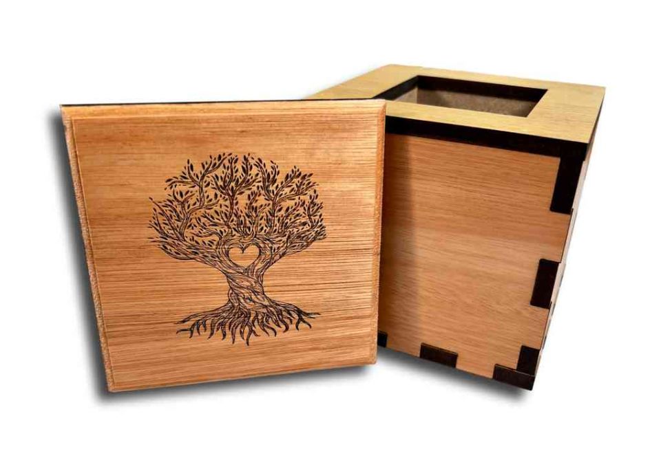 Secret Lock Box Wooden Puzzle Box Brain Teaser Personalised Option