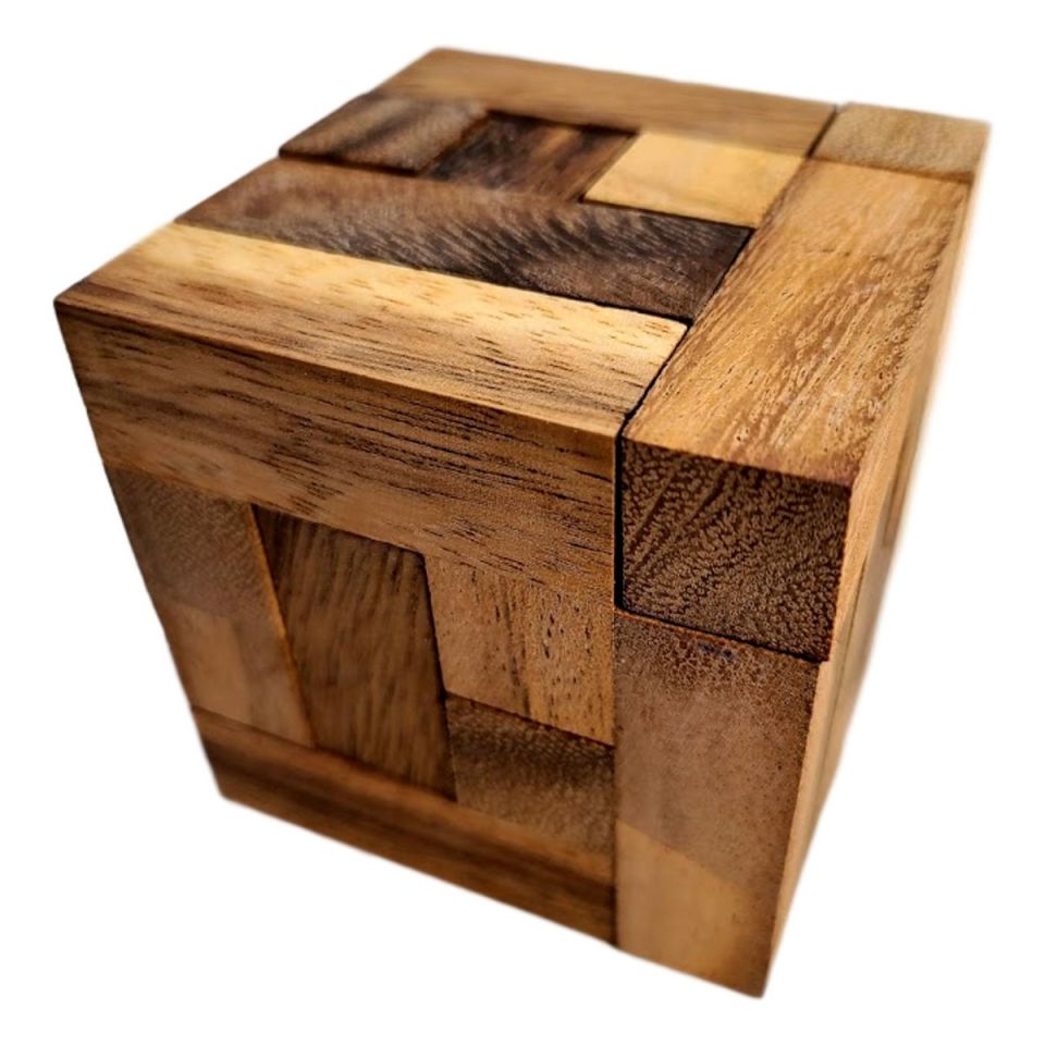 Century Cube Wooden Brain Teaser Puzzle