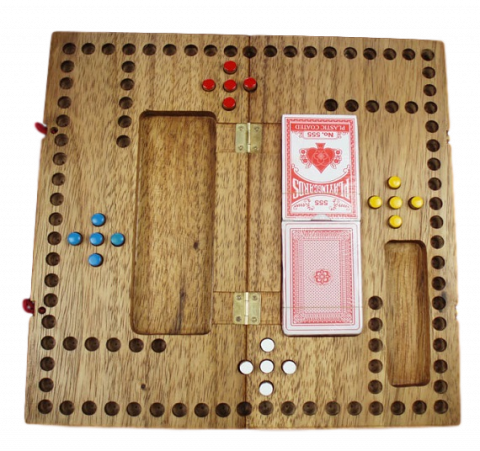 Pegs and Jokers 6 Players Wood Pegs Boards