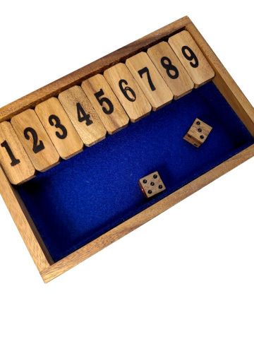 Shut the Box sz Med 9x6 now with wood burned numbers là một trò chơi giải trí độc đáo và thú vị cho bạn và gia đình. Với kích thước vừa phải và số ghi trên gỗ đẹp mắt, trò chơi này sẽ đem lại cho bạn những giây phút thư giãn và kích thích trí não đầy thú vị. Đặt ngay để trải nghiệm!